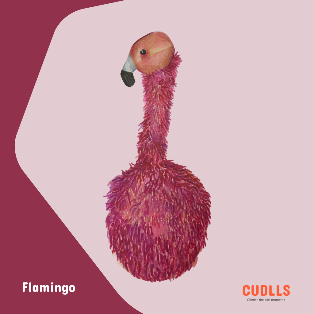 Muurschilderpakket - Flamingo